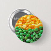 エンドウ豆 缶バッジ (正面&裏面)