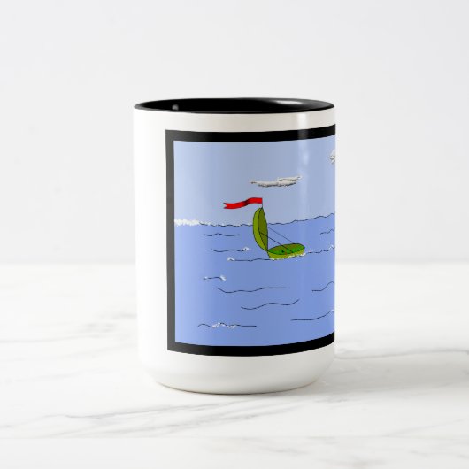 エンドウ豆Vyage II ツートーンマグカップ (中央)