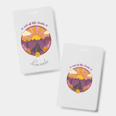 エンドオブライフDoulaホスピスナース バッジ (Front & Back)