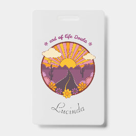 エンドオブライフDoulaホスピスナース バッジ