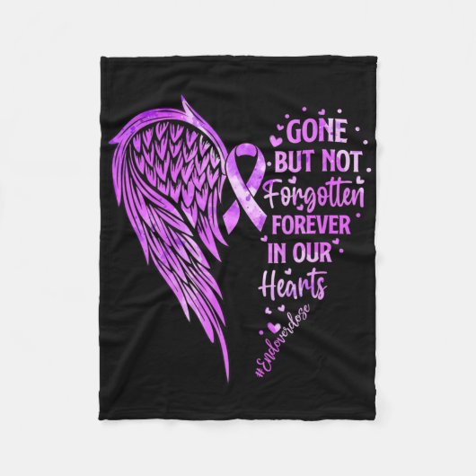 エンドオーバードーズ愛1メモリアルオーバードーズ認識度 フリースブランケット (正面)