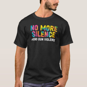エンドガンバイオレンス衣服オレンジデイアンチガンメンズ Tシャツ