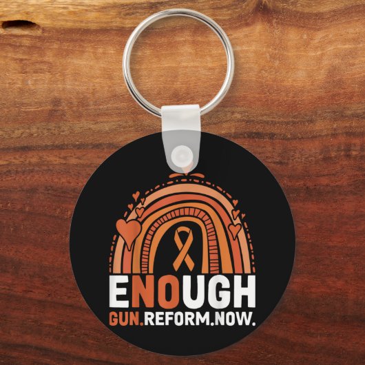 エンドガンバイオレンス衣服オレンジTシャツクラシック キーホルダー (正面)