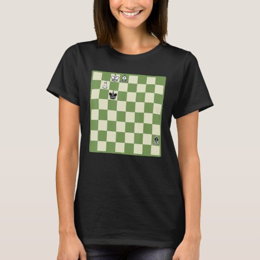 エンドゲクラシックームのチェス盤の設定 Tシャツ (正面)