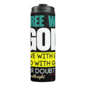 エンドダウト神に同意する タンブラー (正面)