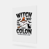 エンドナースハロウィーン胃腸ナース幽霊 アクリルサイン (傾斜)