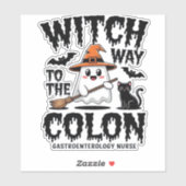 エンドナースハロウィーン胃腸ナース幽霊 シール (シート)