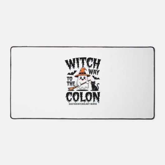 エンドナースハロウィーン胃腸ナース幽霊 デスクマット (正面)