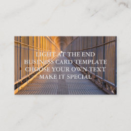 エンドビジネスカードテンプレートのLED 名刺