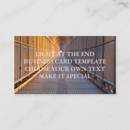 エンドビジネスカードテンプレートのLED 名刺 (正面)