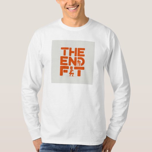 エンドフィット – はっきりした & ユニークT型 Tシャツ (正面)