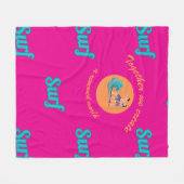 エンドレスなサーフ フリースブランケット (正面(横))