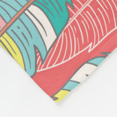 エンドレスカラフルフェザーテクスチャ フリースブランケット (角)