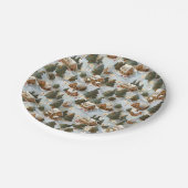 エンドレスクリスマスジンジャーブレッドビレッジ ペーパープレート (アングル)