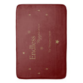 エンドレスハピネスクリスマスホリデーパーティーバスマット バスマット (正面縦)