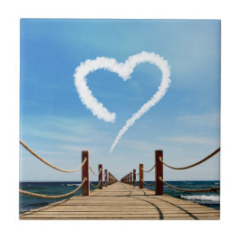 エンドレスパスハート型クラウド タイル