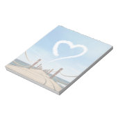 エンドレスパスハート型クラウド ノートパッド (回転)