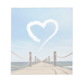 エンドレスパスハート型クラウド ノートパッド