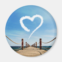 エンドレスパスハート型クラウド マグネット