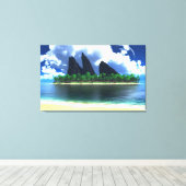 エンドレスブルー(2014) キャンバスプリント (インサイチュ (ウッドフロア))