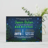 エンドレス型ビデオゲームバー(ユダヤ教の)バル・ミツバー招待状 招待状 (スタンド正面)