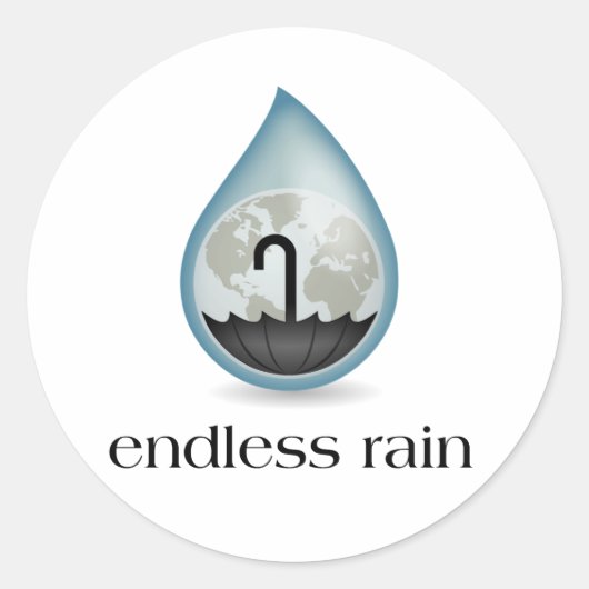 エンドレス雨シール ラウンドシール (正面)