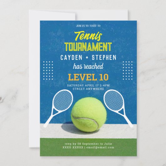 エンニス カントリー クラブ 婚約招待状 招待状 (正面)