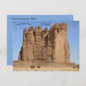 エンネディ山脈チャド ポストカード (正面/裏面)