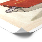 エンハンス1956リンカーンプレミア4ドアセンター折り曲げA ポスター (角)