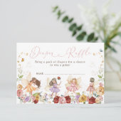 エンハンテッドガーデンフローラフェアリーベビーおむつラッフル エンクロージャーカード (スタンド正面)