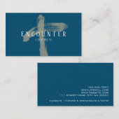 エンバウントクロスチャーチ宗教キリスト教牧師 名刺 (正面/裏面)