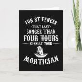 エンバルマーモラディアリー葬儀ディレクターあなたの カード (正面)