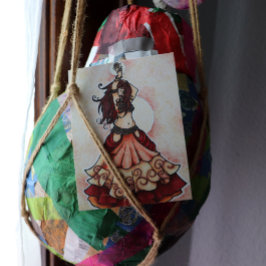 エンバーのベリーダンスアート ポストカード