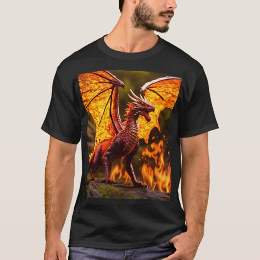 エンバーウィング・ドラゴン Tシャツ (正面)