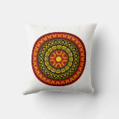 エンバー太陽のマンダラ クッション (裏面)