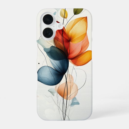 エンバー・ペタル iPhone 16ケース (裏面)