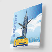 エンパイアウォールクロック スクエア壁時計 (傾斜)