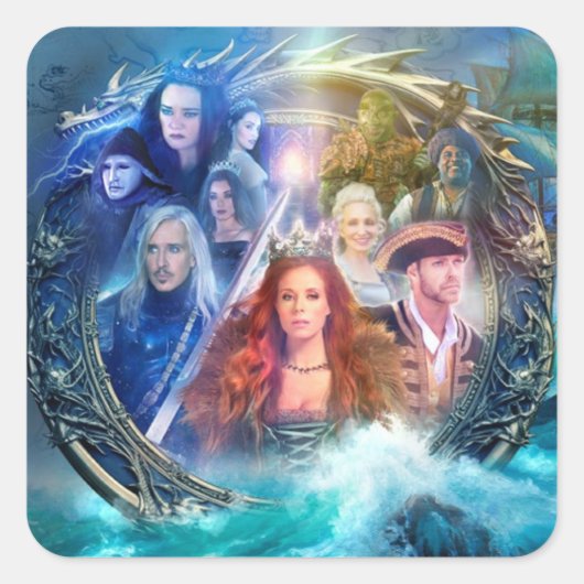 エンパイアクイーンステッカー スクエアシール (正面)