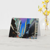 エンパイアサート建物42nd St New York Posterより カード (黄色い花)