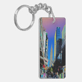 エンパイアサート建物42nd St New York Posterより キーホルダー (正面左)