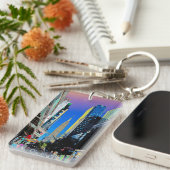 エンパイアサート建物42nd St New York Posterより キーホルダー (正面右)