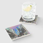 エンパイアサート建物42nd St New York Posterより ストーンコースター (横)