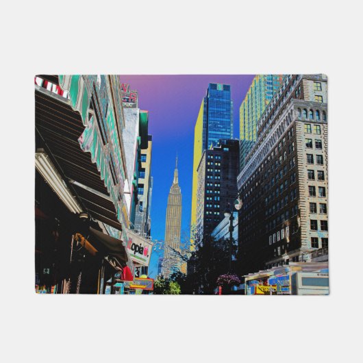エンパイアサート建物42nd St New York Posterより ドアマット (正面)