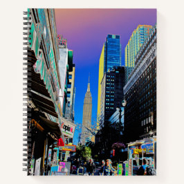 エンパイアサート建物42nd St New York Posterより ノートブック