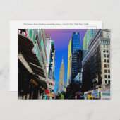 エンパイアサート建物42nd St New York Posterより ポストカード (正面/裏面)