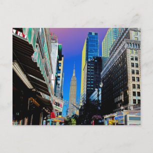 エンパイアサート建物42nd St New York Posterより ポストカード
