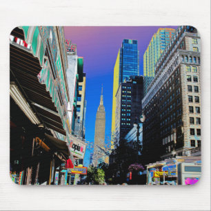 エンパイアサート建物42nd St New York Posterより マウスパッド