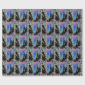 エンパイアサート建物42nd St New York Posterより ラッピングペーパー (フラット)