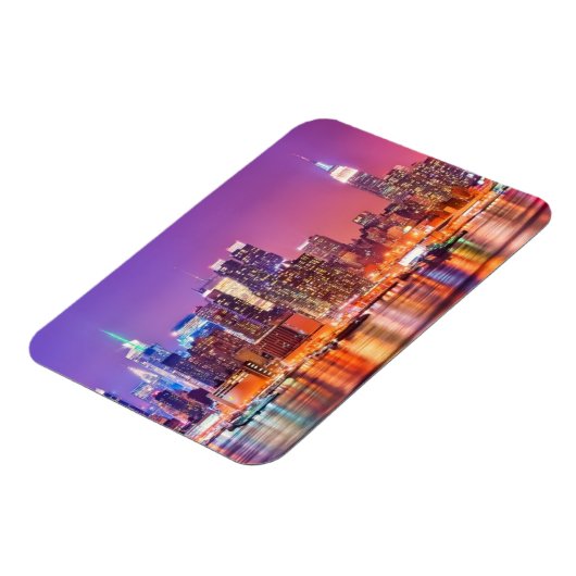 エンパイアステイと夜のミッドタウンマンハッタン マグネット (左側)