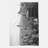 エンパイアステートズ建物マンハッタン キッチンタオル (縦)